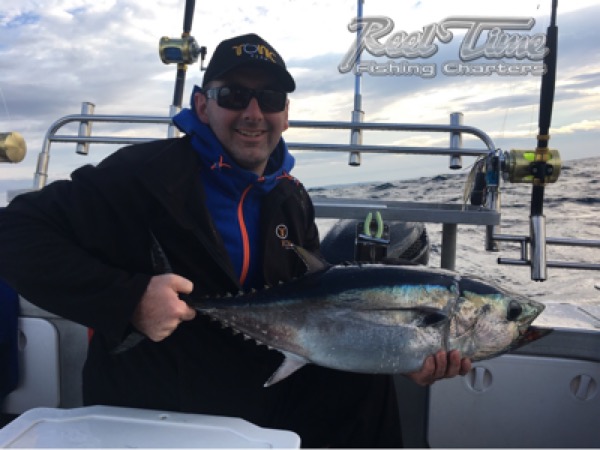 Tuna in Portland Victoria with Reel Time Fishing Charters 