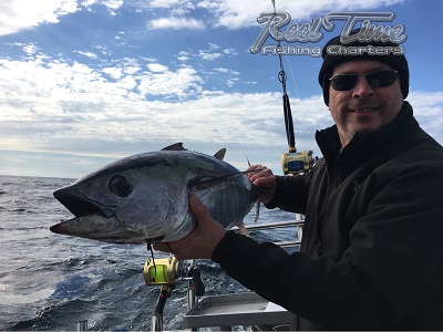 Fishing Charters in Portland Catching Bluefin Tuna