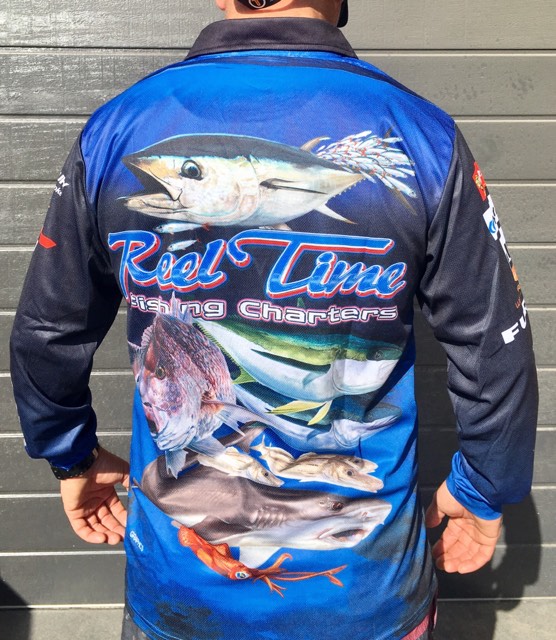Reel Time Fishing Charters T Shirt & Hoodie (Jumpers) Super Deal $99